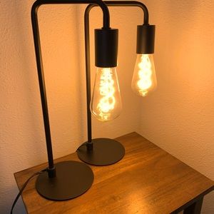 Set of 2 Edison Lamps 💡🔌